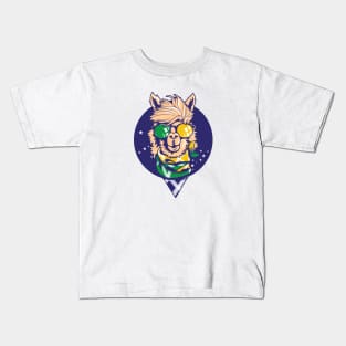 7 De Setembro Llama Kids T-Shirt